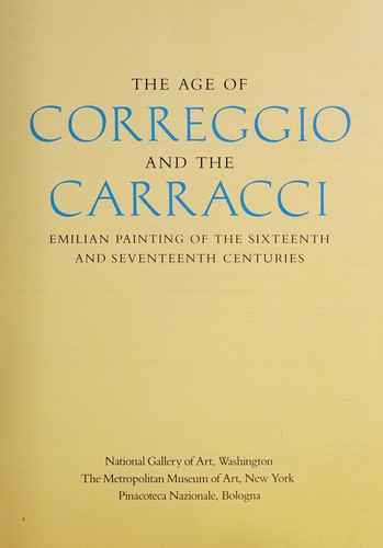 The Age of Correggio and the Carracci