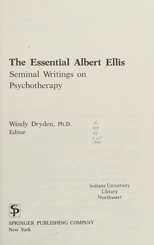 The Essential Albert Ellis