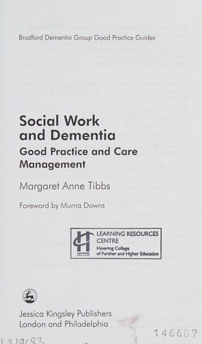 Social Work and Dementia
