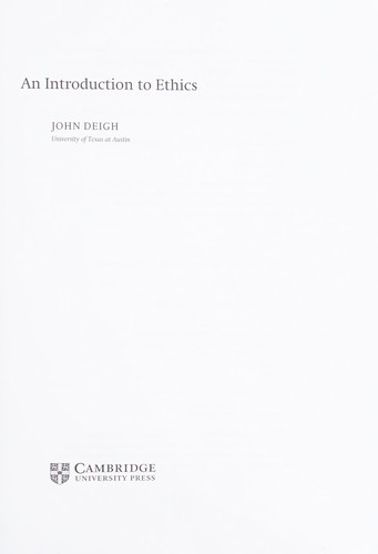 An introduction to ethics