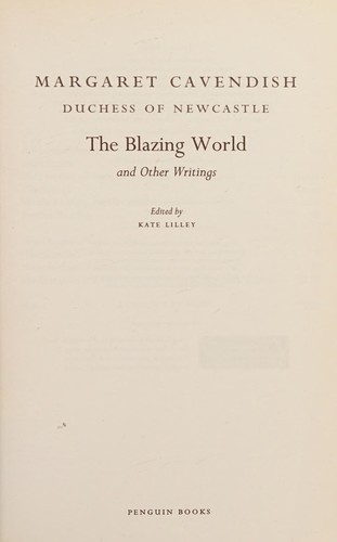 The Blazing World and Other Writings