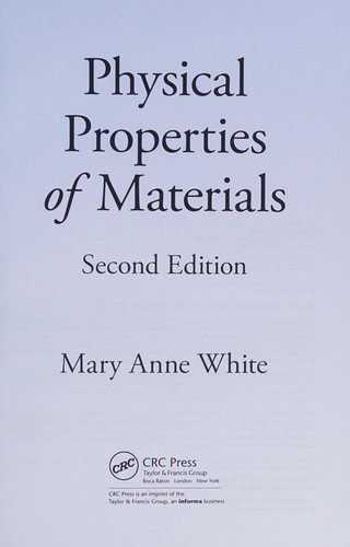 Physical properties of materials