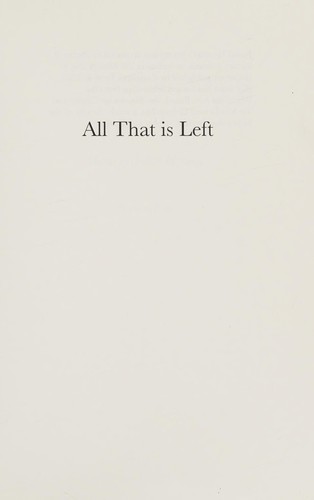 All that is left