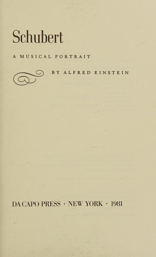Schubert, a musical portrait