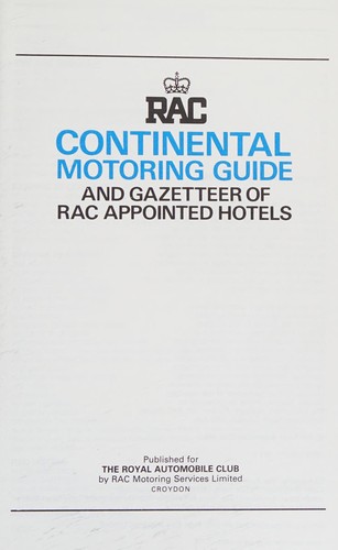 RAC continental motoring guide