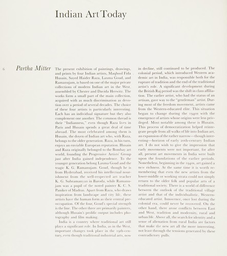 Indian Art Today: Four Artists from the Chester and Davida Herwitz Family Collection