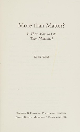 More Than Matter?