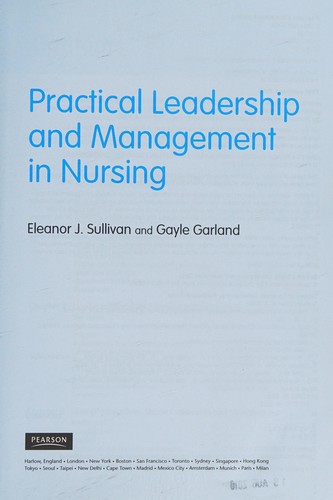 Practical leadership and management in nursing