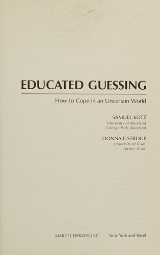 Educated guessing