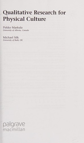 Qualitative Research for Physical Culture