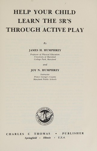 Help Your Child Learn the 3 R's Through Active Play