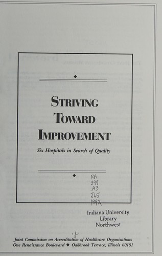 Striving toward improvement