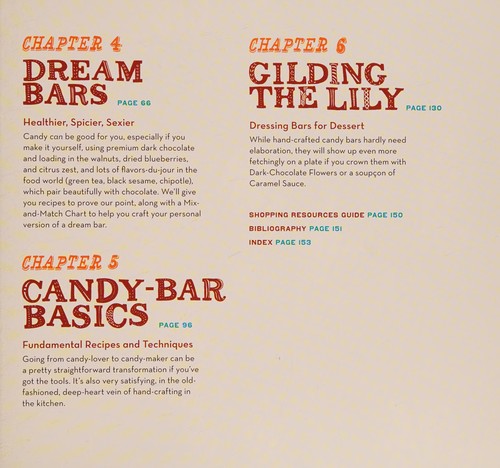 Hand-crafted candy bars