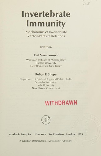 Invertebrate immunity