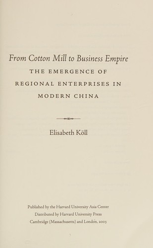 From Cotton Mill to Business Empire