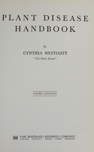 Plant Disease Handbook