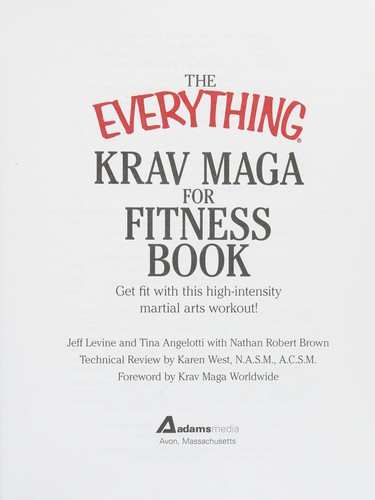 The Everything Krav Maga for Fitness Book