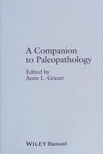 A companion to paleopathology