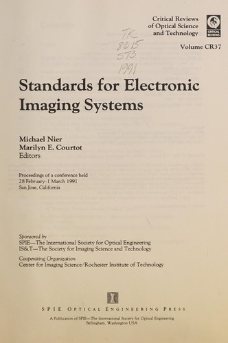 Standards for Electronic Imaging Systems
