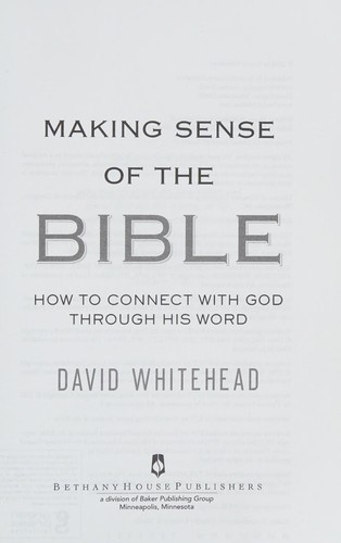 Making Sense of the Bible