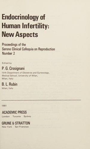 Endocrinology of Human Infertility