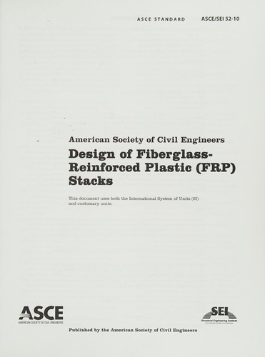 Design of fiberglass-reinforced plastic (FRP) stacks