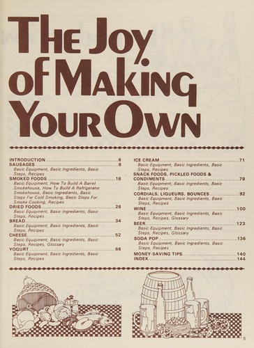 The Joy of Making Your Own