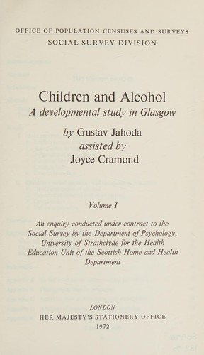 A Developmental Study in Glasgow