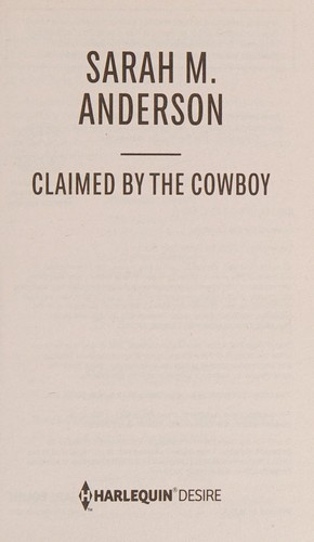 Claimed by the Cowboy