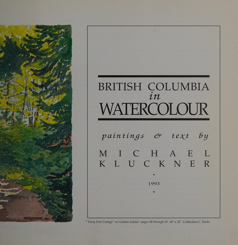 British Columbia in watercolour