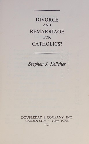 Divorce and Remarriage for Catholics?