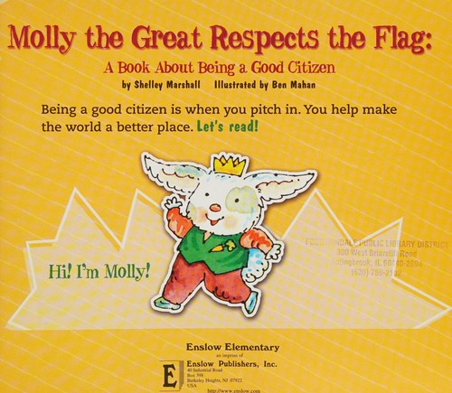 Molly the Great Respects the Flag