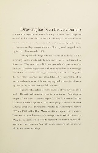 Bruce Conner drawings: Volume I 1960 to 1968