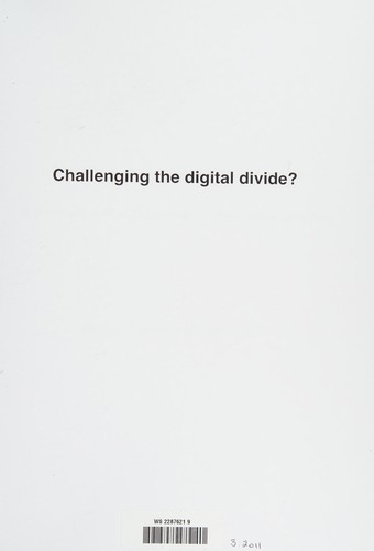 Challenging the digital divide?