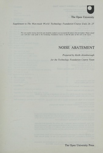 Noise Abatement