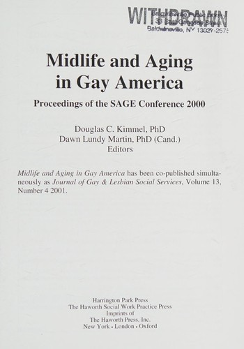 Midlife and Aging in Gay America
