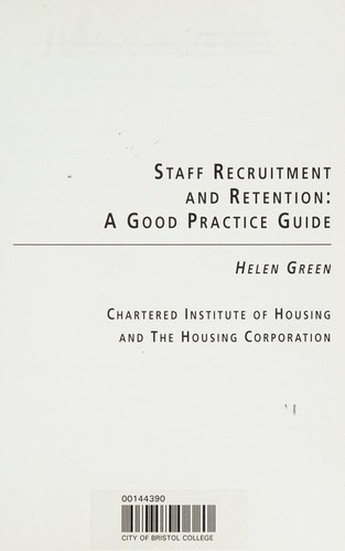 Staff recruitment and retention