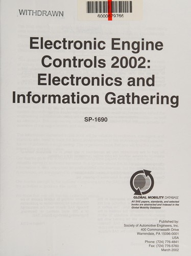 Electronics Engine Controls 2002