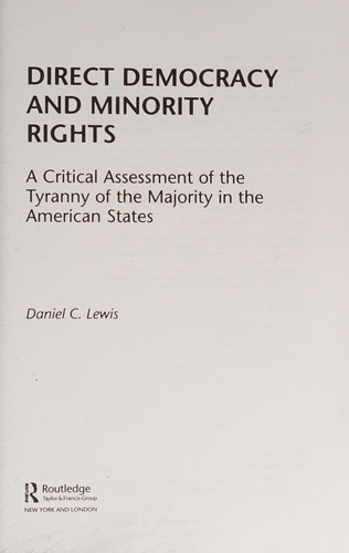 Direct Democracy and Minority Rights