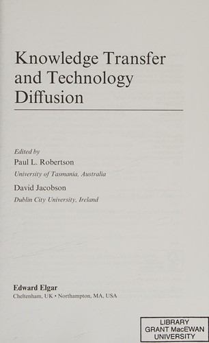 Knowledge Transfer and Technology Diffusion