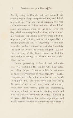 Reminiscences of a police officer inthe granite city, thirty years since