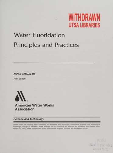 Water Fluoridation: Principles and Practices