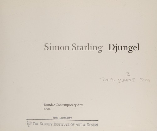 Simon Starling: Djungel