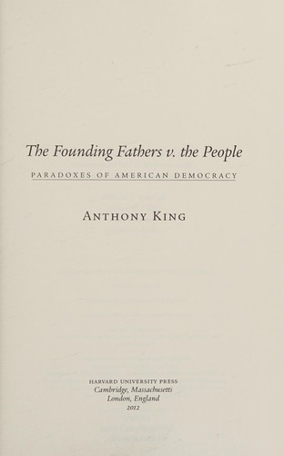 The founding fathers v. the people