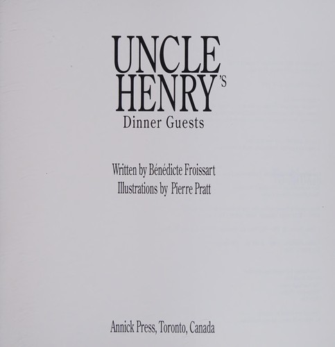 Uncle Henry's dinner guests
