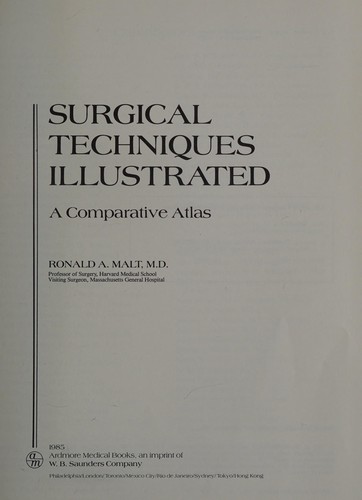 Surgical techniques illustrated