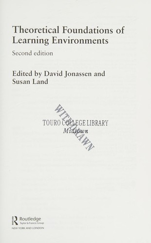 Theoretical foundations of learning environments