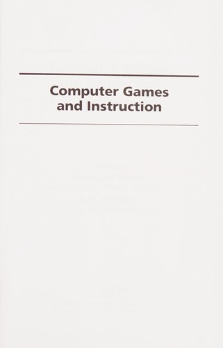 Computer Games and Instruction