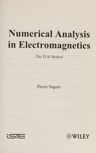 Numerical analysis in electromagnetics