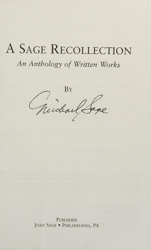 A Sage Recollection